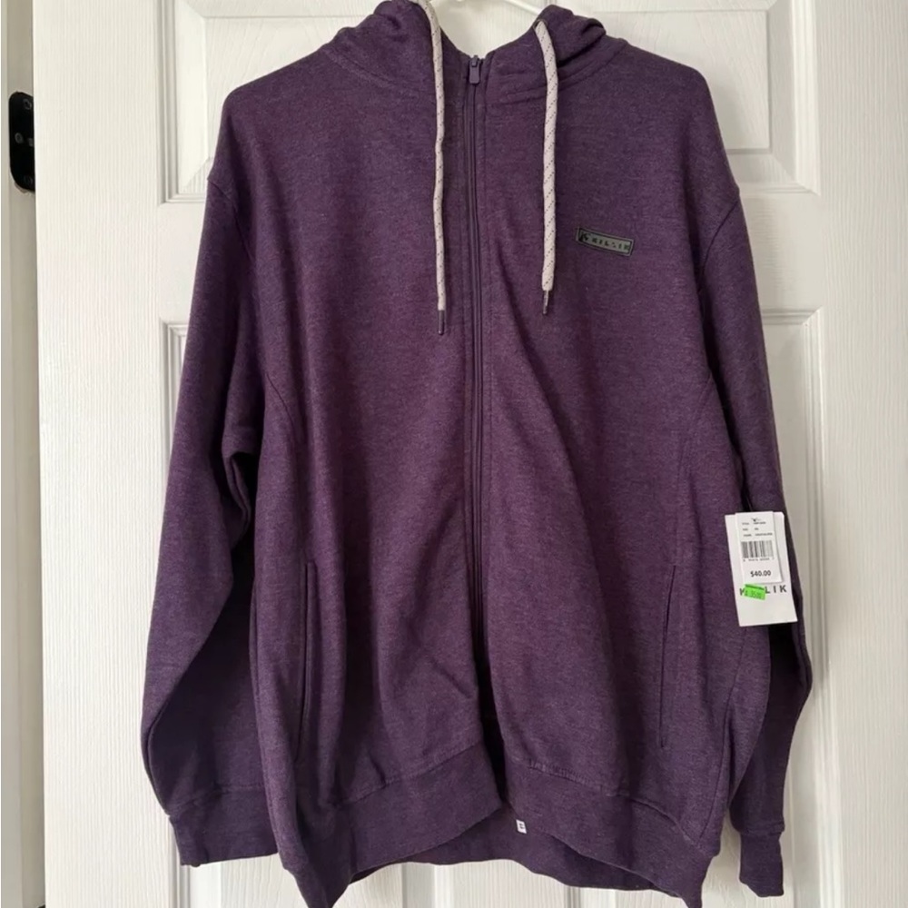 Purple Zip-Up Hoodie